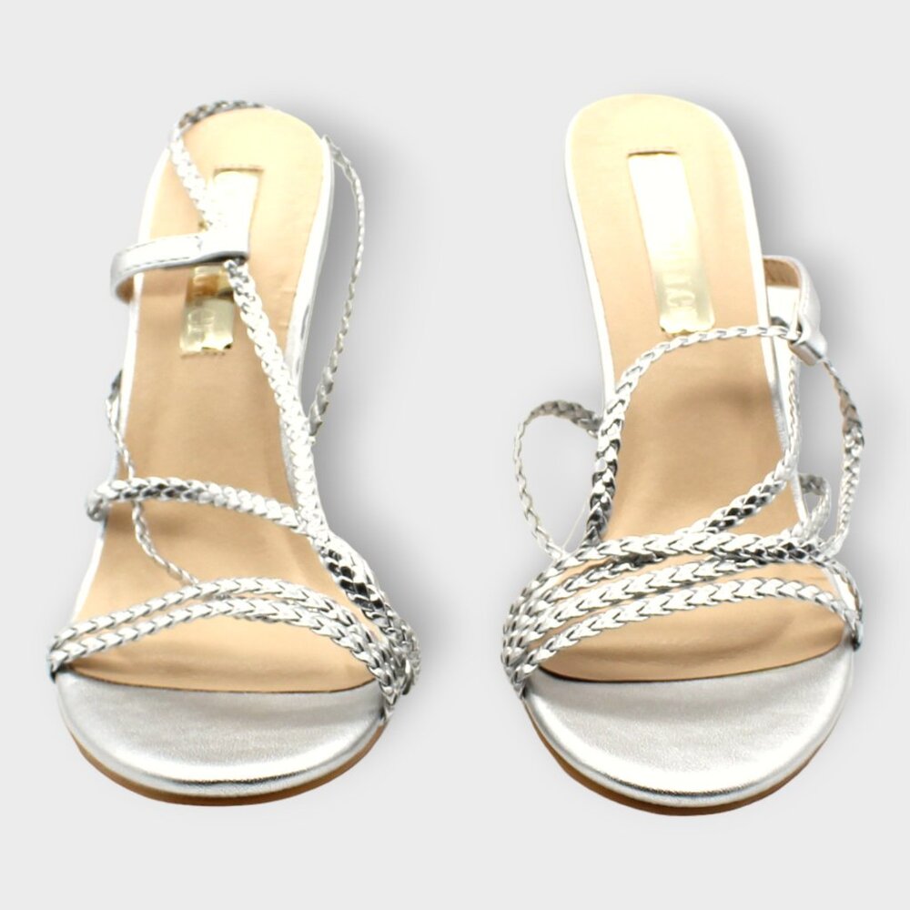 Olivia Miller Silver Pumps - Picture 2 of 8